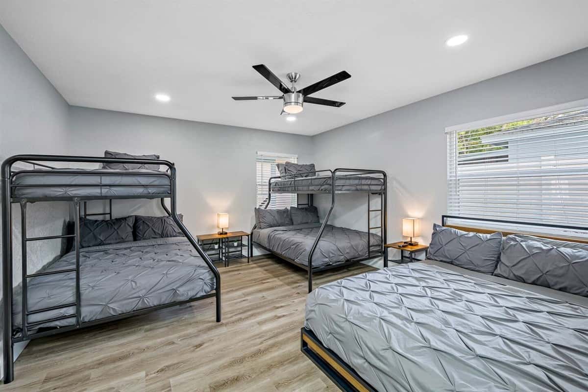 This stunning room is perfect for a group of friends or a small family for this trip! Feel at home in your home away from home. 