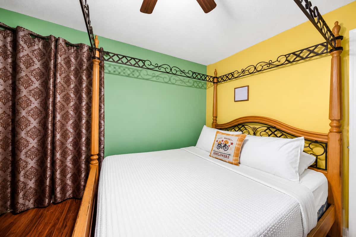 A relaxing guest room designed for comfort, privacy, and a great night's sleep.
