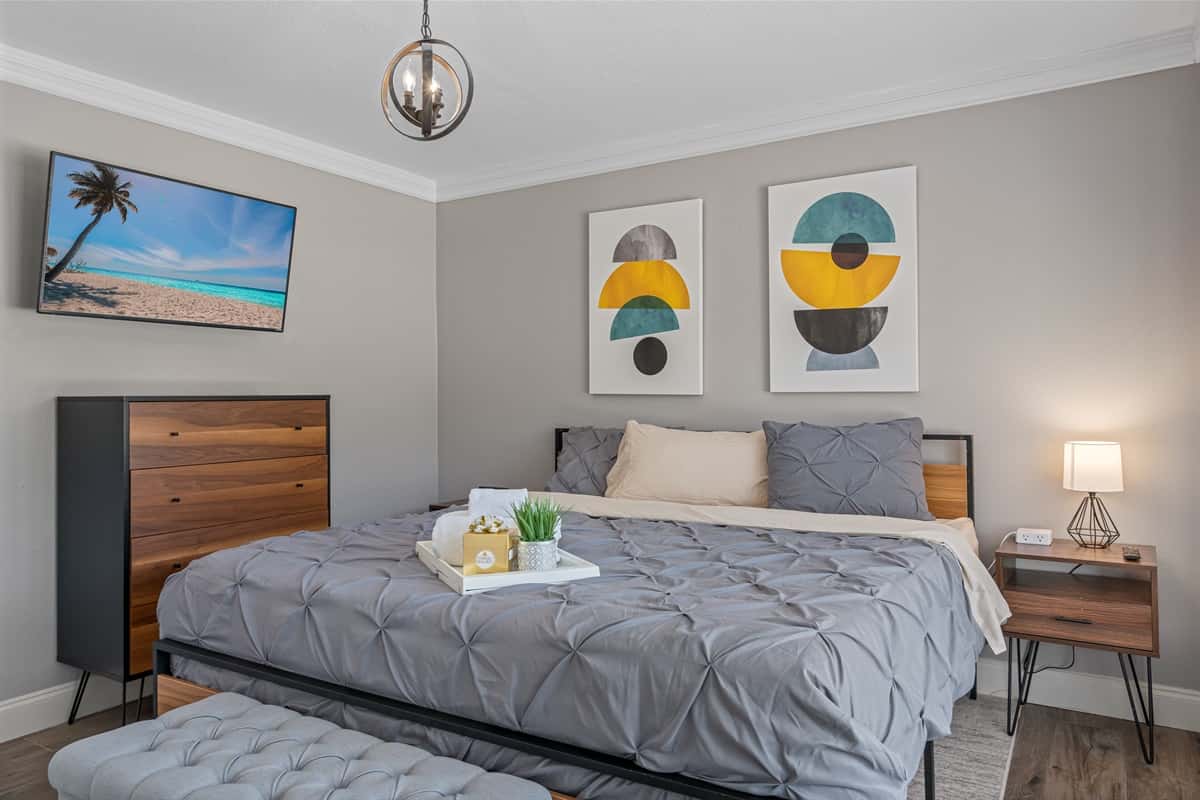 Embrace the ultimate in relaxation and make every night a peaceful retreat in our stunning bedroom.