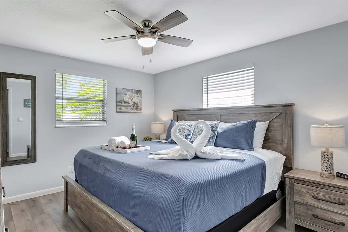 This isn't just a bedroom; it's a sanctuary of serenity and luxury,.