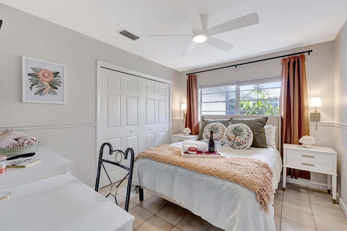 With soft, inviting hues and thoughtful design, this bedroom is not just a place to rest your head; it's a sanctuary of comfort and serenity.