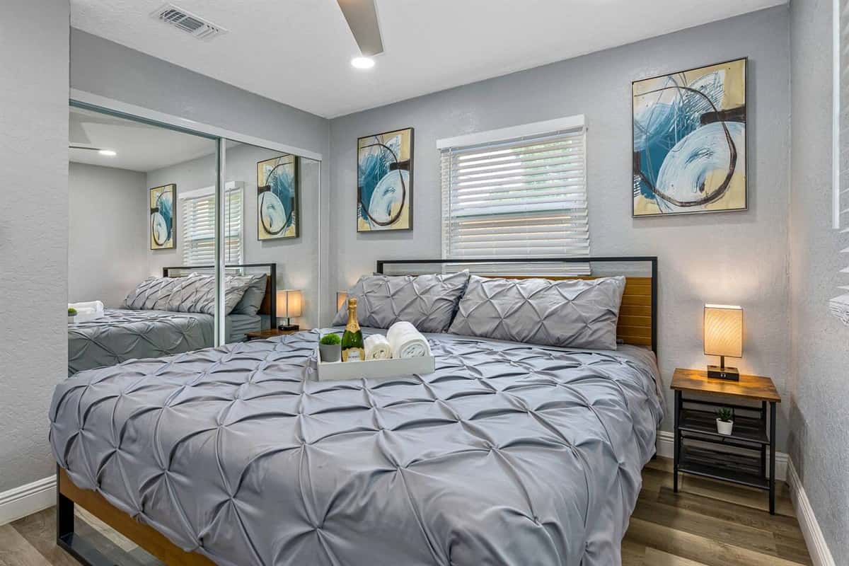 Comfortable bed to ensure you get the rest you deserve your entire stay