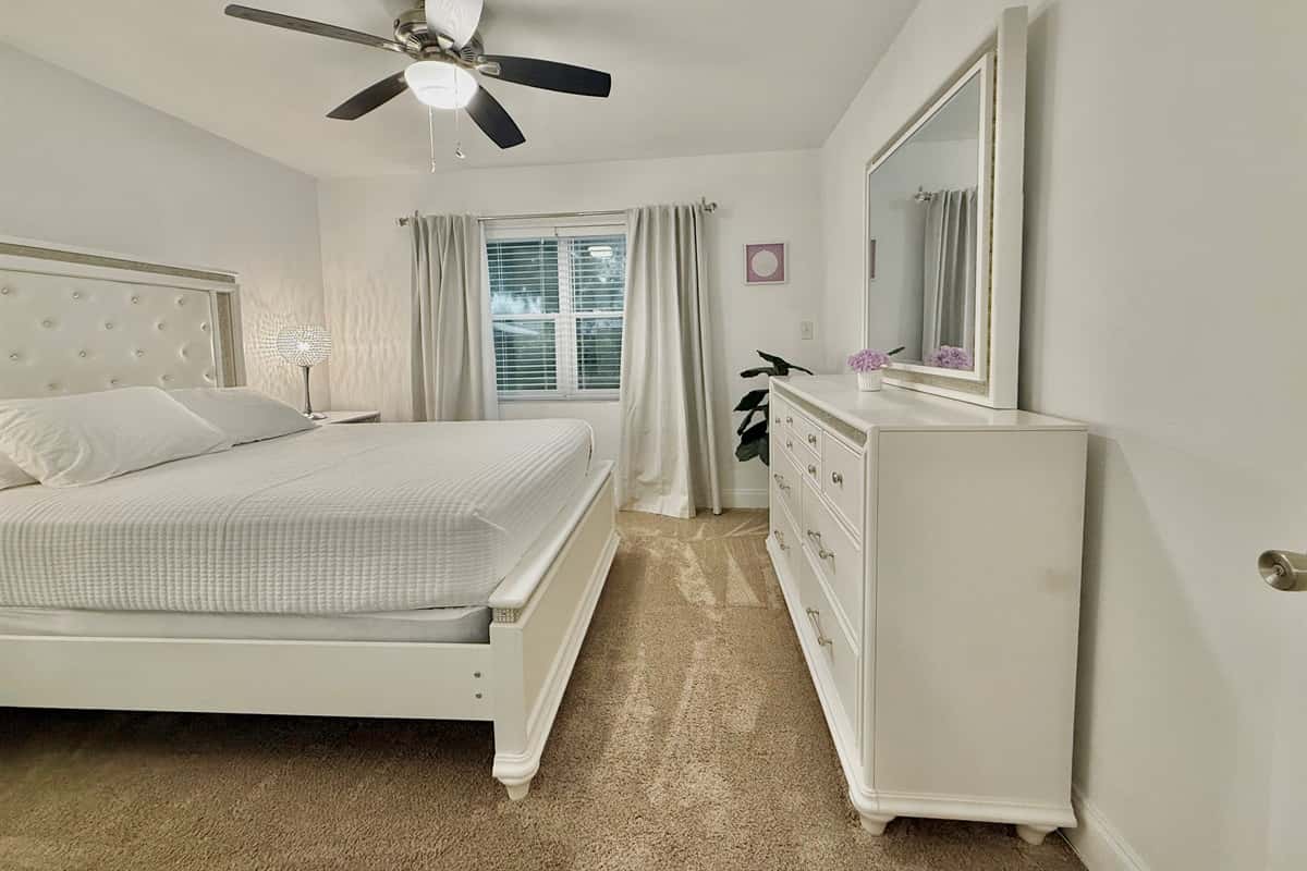 Tastefully styled with contemporary furnishings, this tranquil space invites you to relax and recharge in total comfort.