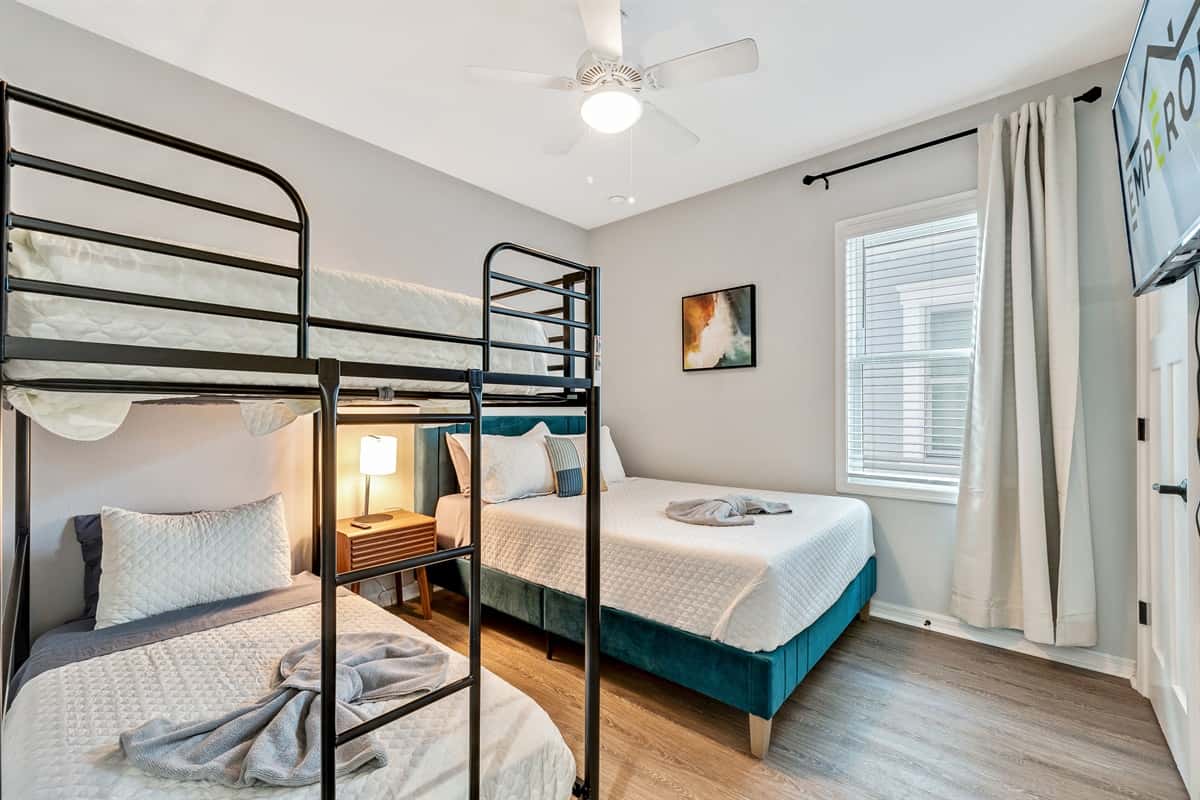 This bedroom isn't just a place to rest; it's an invitation to customize your stay according to your unique requirements.
