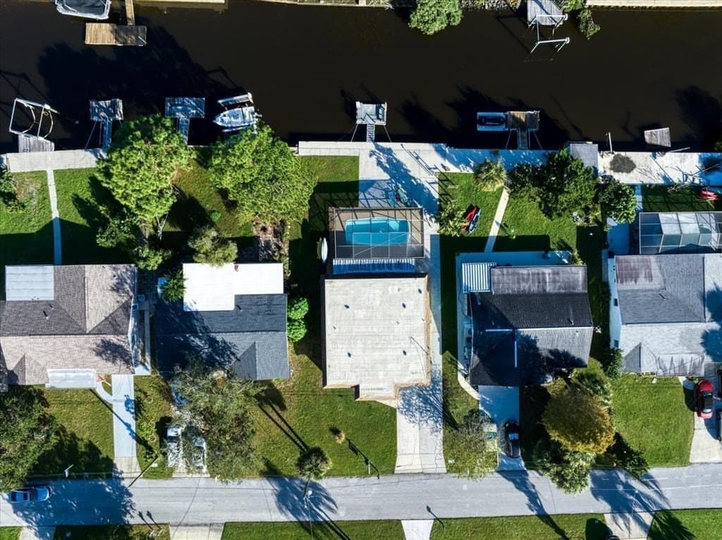 Aerial view of the beautiful neighborhood!