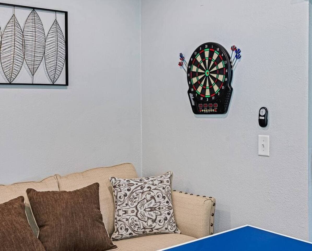 Tired of playing ping-pong or pool? Not in the mood to swim? Don't worry, we got you! we have a darts board you could enjoy without compromising the competitive side of you! If you are interested, send us an inquiry now!