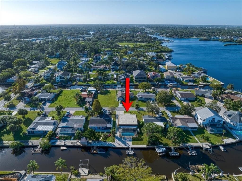 Aerial view of the beautiful neighborhood!