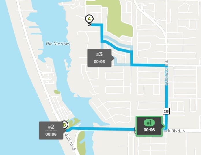 5 min map to the beach.