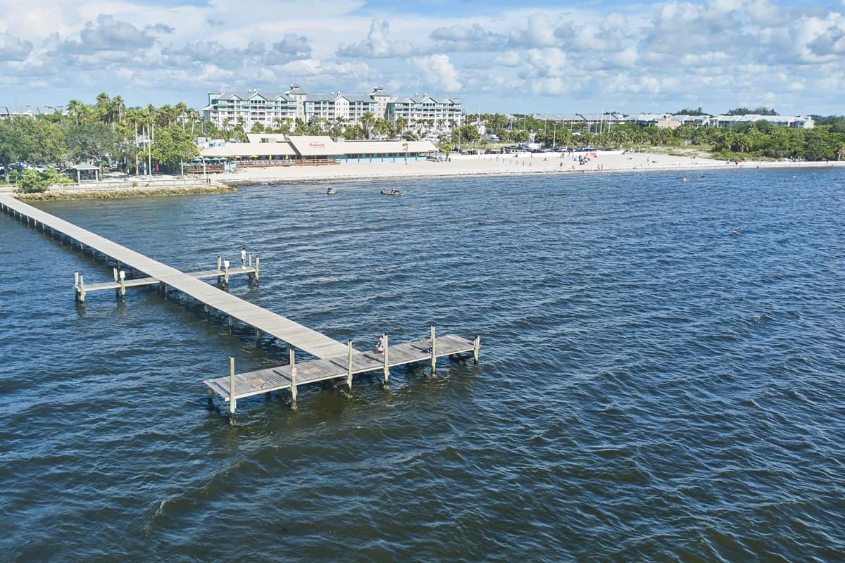An enchanting aerial perspective capturing the charm of the property's surroundings.