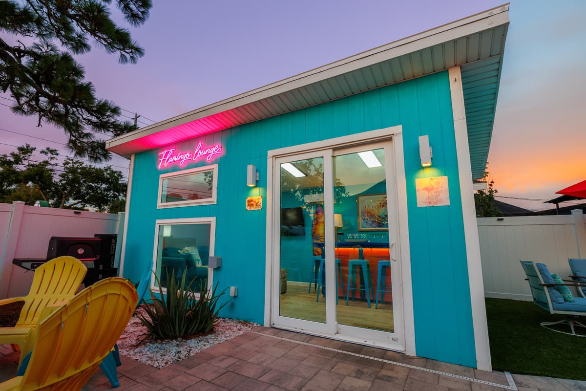 Home Exterior at Flamingo Palms.