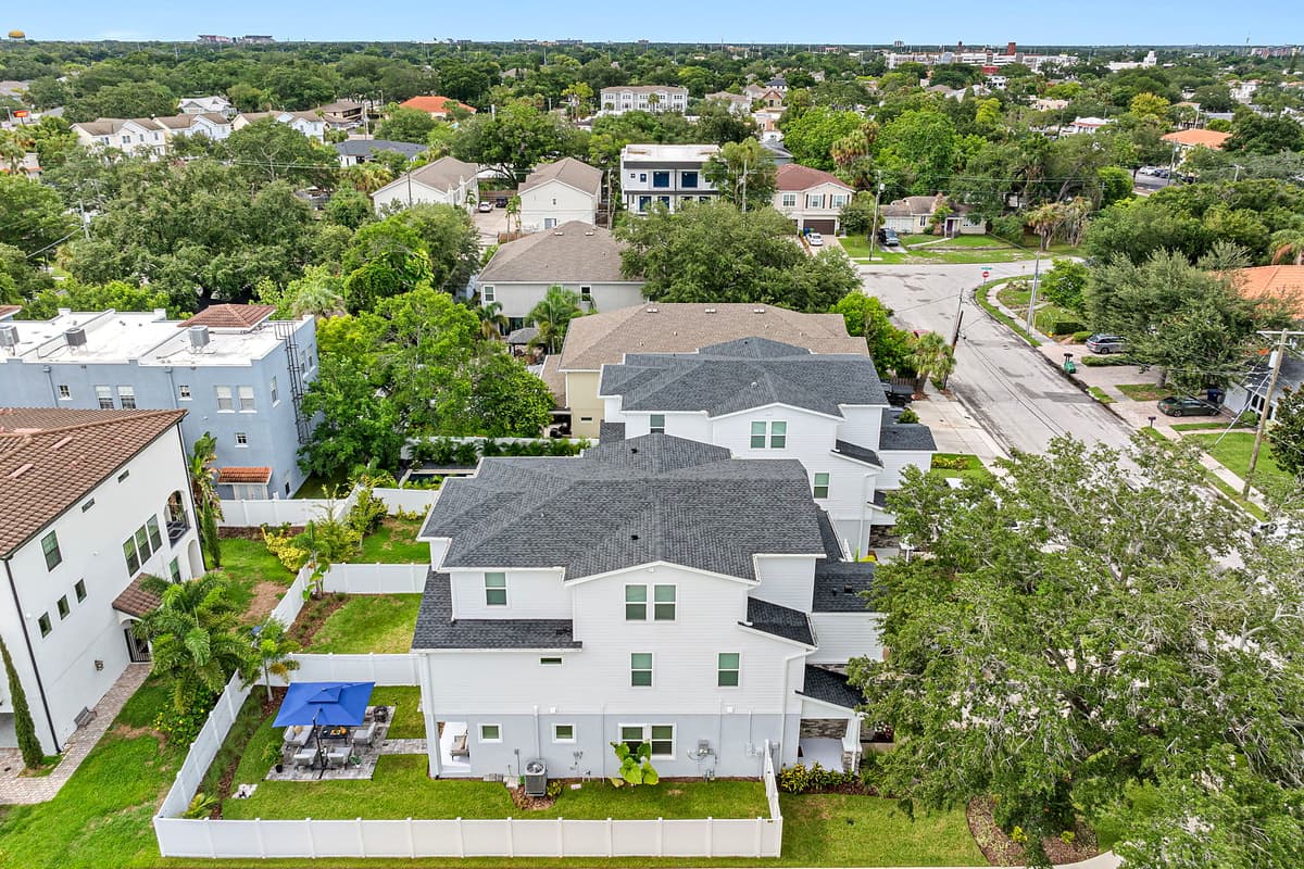 Aerial View of the Neighborhood