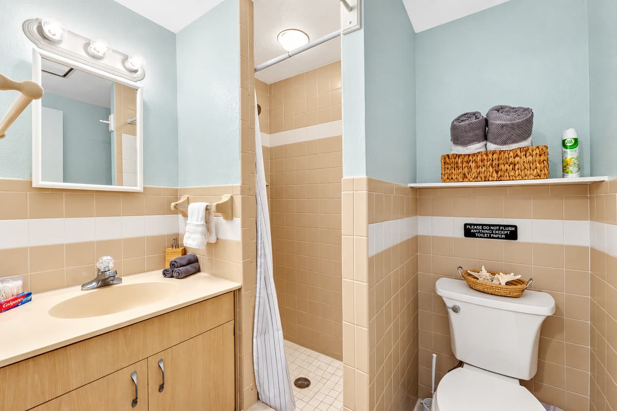 The harmonious blend of fixtures, the cleanliness of the space, and the overall aesthetic contribute to a sense of luxury that transcends the ordinary.