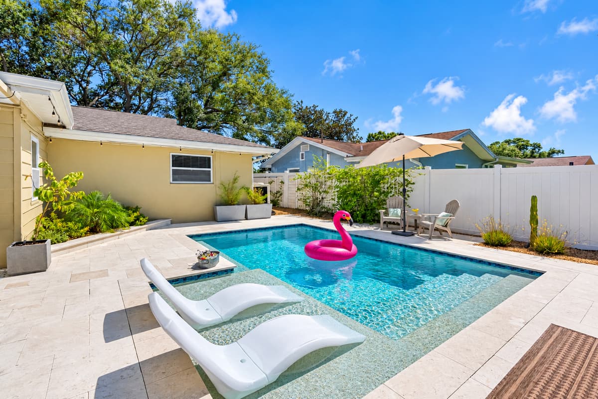 This heated pool is the perfect year-round amenity, whether you’re visiting in summer or winter.