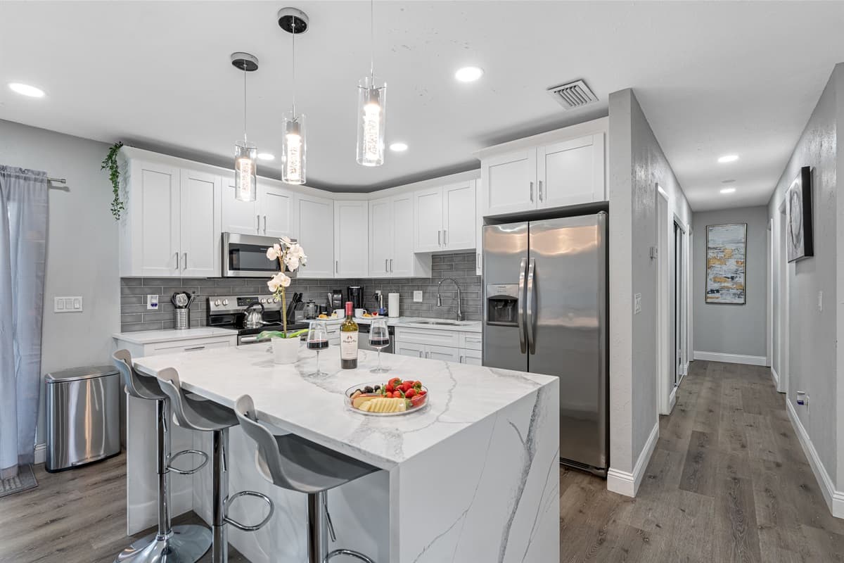 Who wouldn't love this beautiful open space for dining area and kitchen? Bond over food prepared with love! Send us a message now!