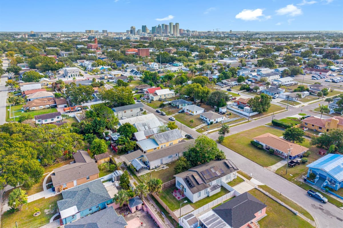 Aerial View of the Neighborhood