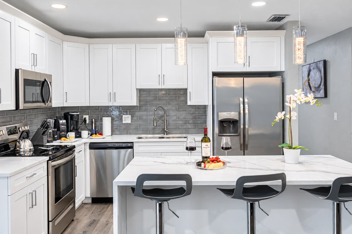 Share stories while getting the food ready! With our open space concept, you could bond with family and friends while making sure everyone would love the food they would eat! If you like this concept, send us a message now!