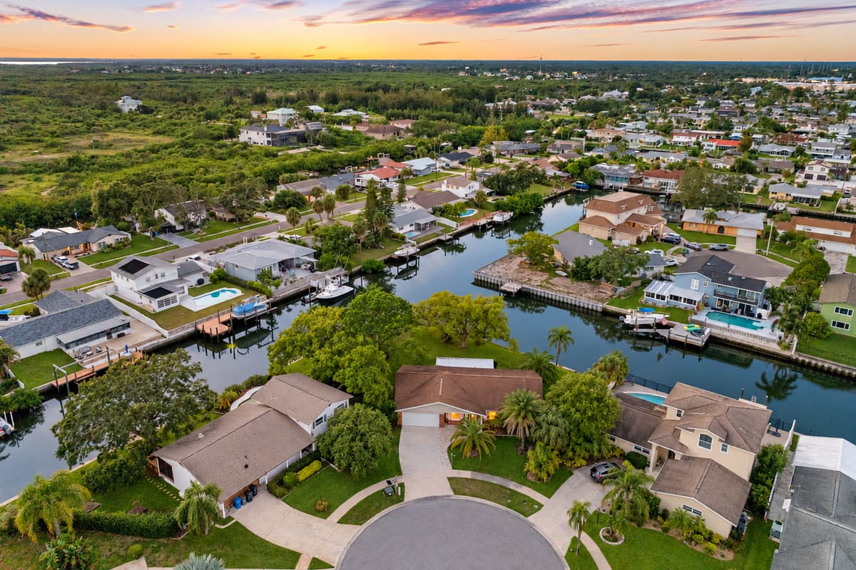 Aerial View of the Neighborhood