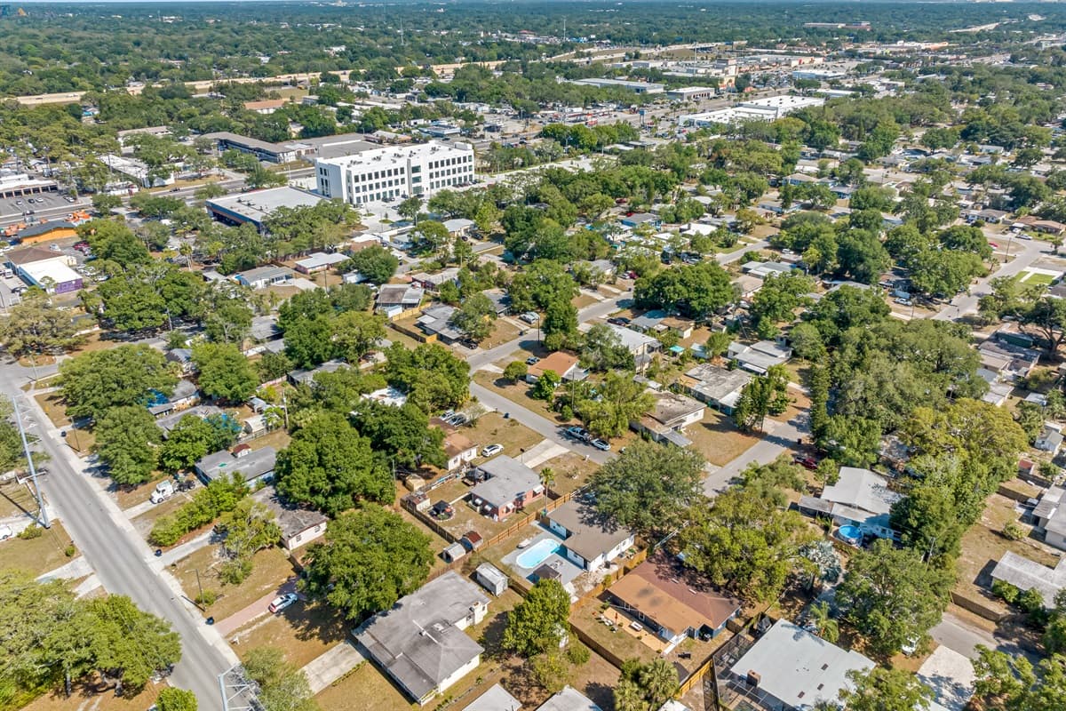 You can't help but feel a sense of calm as you gaze upon this idyllic neighborhood