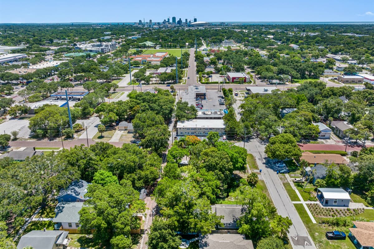 Aerial View of the Neighborhood