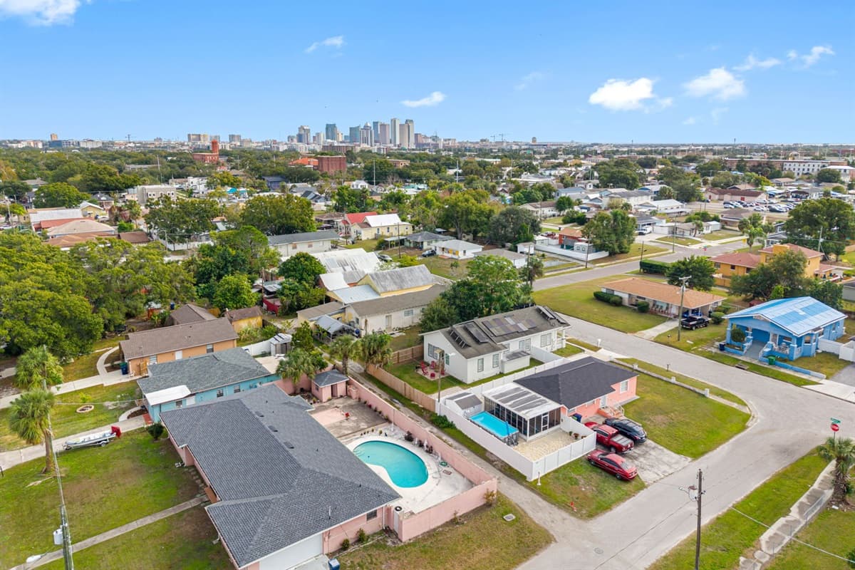 Aerial View of the Neighborhood