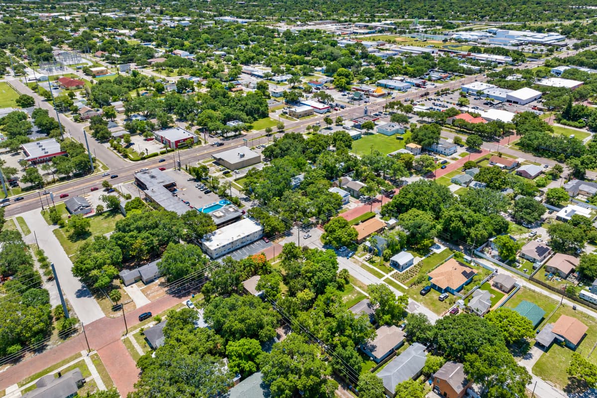 Aerial View of the Neighborhood
