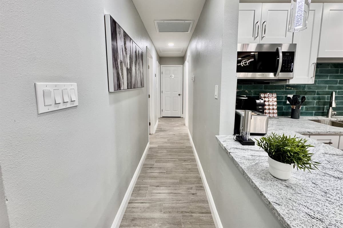 Step into the heart of this home: a fully equipped kitchen designed with both style and functionality in mind.