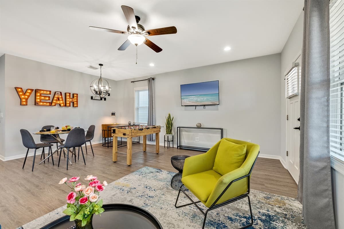 The ambiance is enhanced by the tasteful decor that surrounds you.