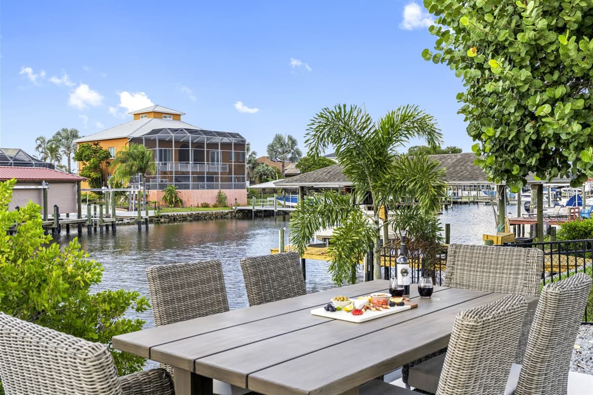 Picture yourself enjoying breakfast by the pool, savoring a leisurely lunch, or gathering for dinner as the sun sets in a spectacular display of colors.