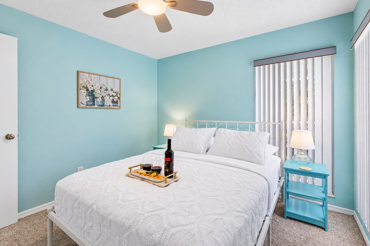 A beautifully designed space that blends comfort, style, and a touch of coastal charm to create the perfect environment for rest and relaxation.