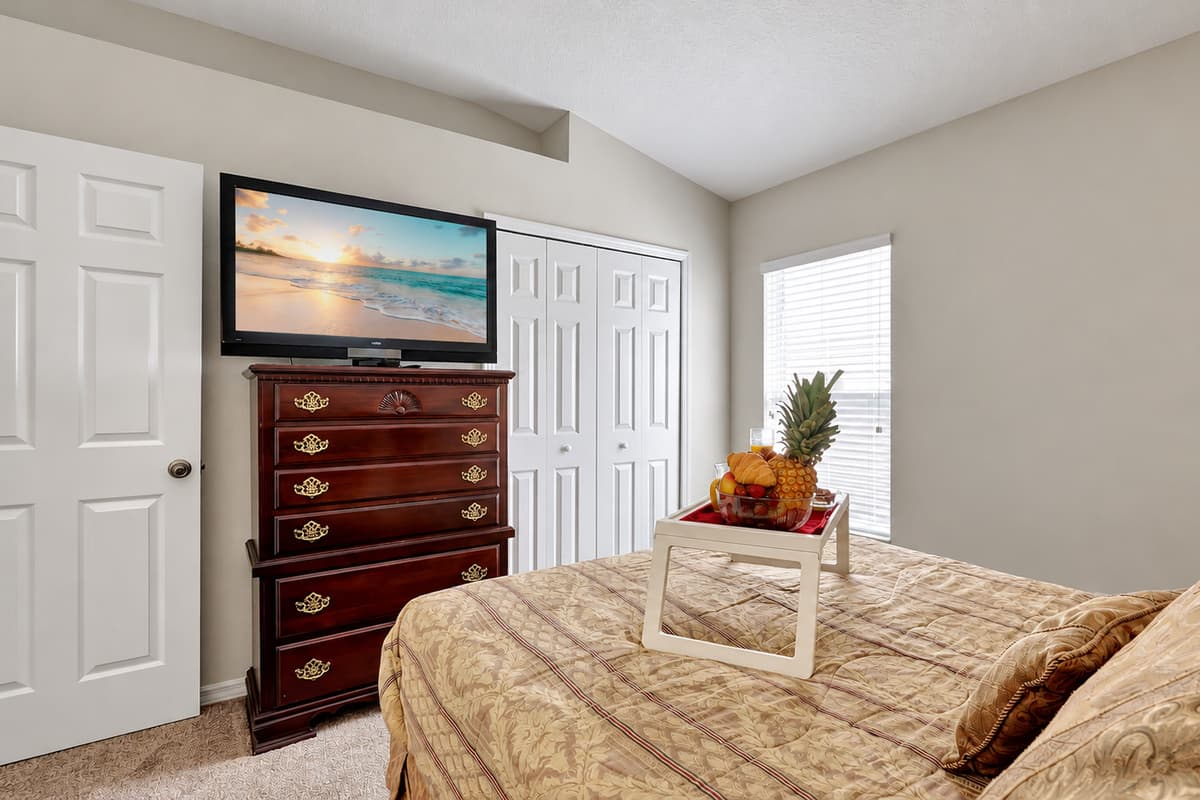 Indulge in the ultimate luxury of our sumptuous bedroom, where elegance and comfort harmoniously converge.