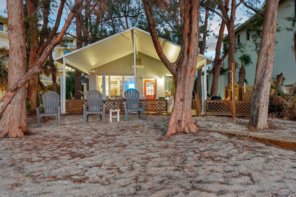 Just a short stroll from the property, you'll find the pristine, sandy beach.