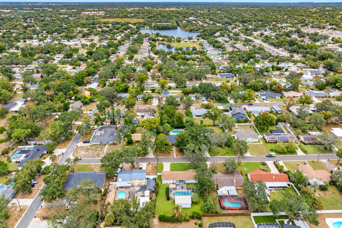 Aerial View of the Neighborhood