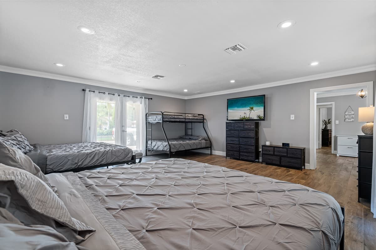 Experience the epitome of rest and relaxation with our divine bedroom.