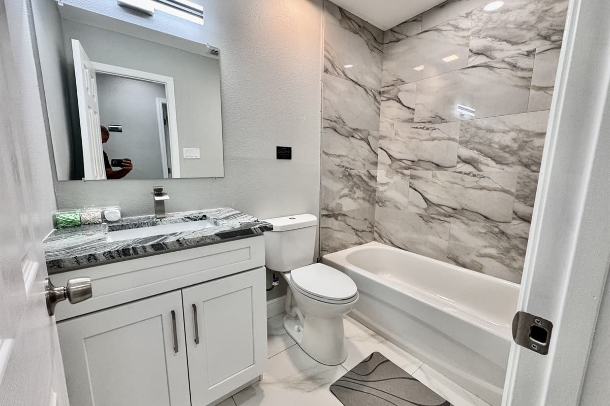 Designed to be a serene and functional sanctuary, the master ensuite bathroom is the perfect place to unwind and recharge during your stay.