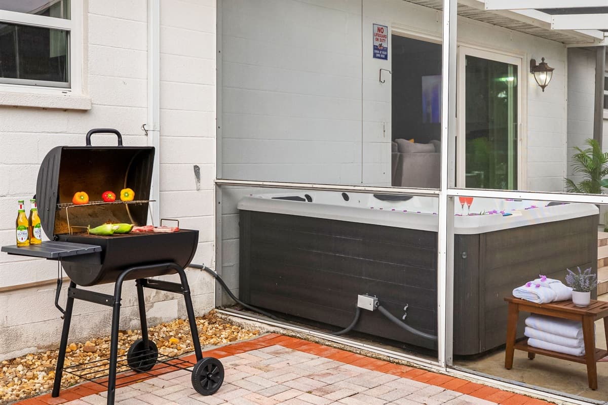 Enjoy the convenience of a dedicated grilling station.