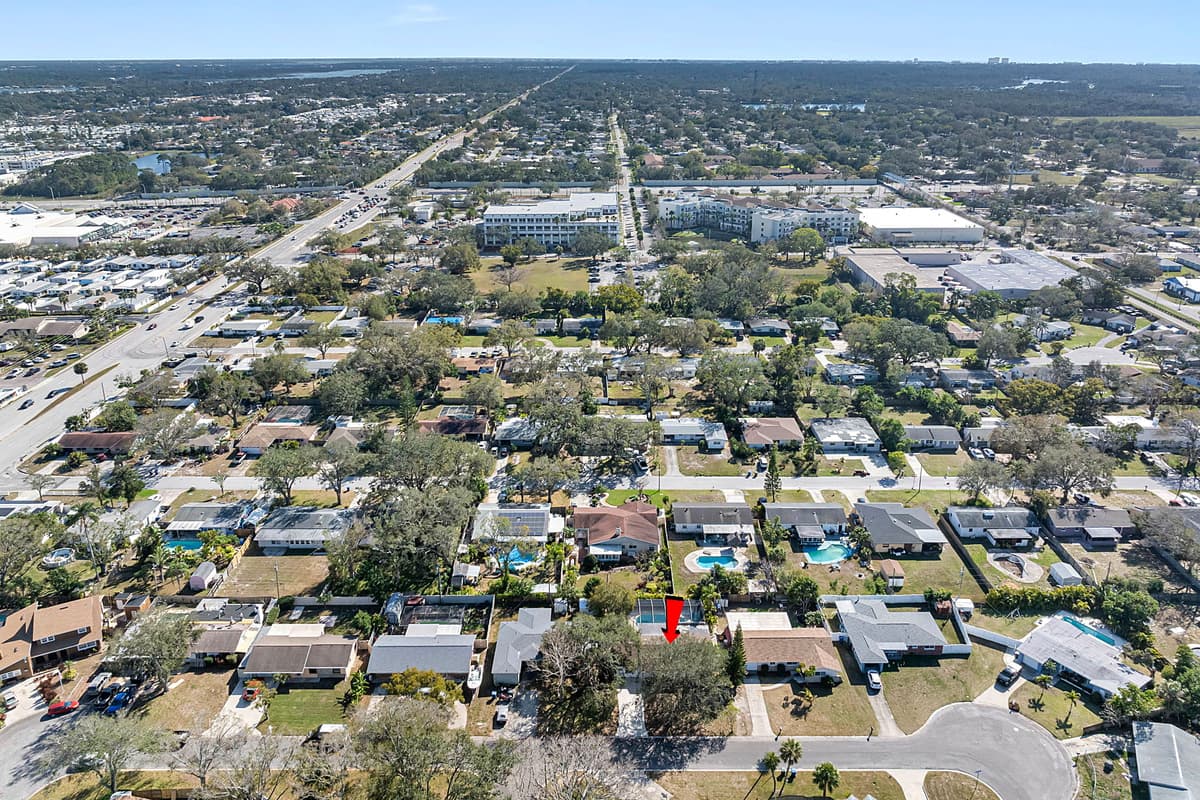 Aerial View of the Neighborhood
