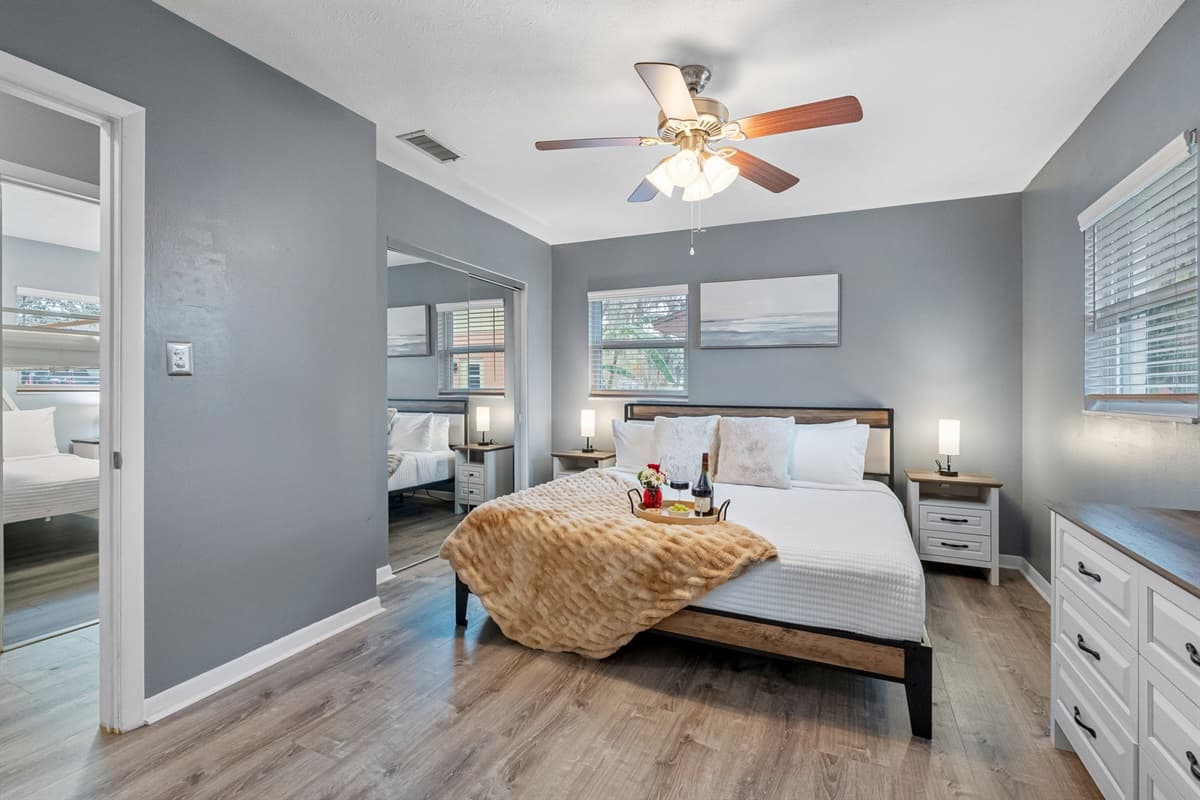 Enjoy hotel-style comfort in this king bedroom with en-suite, perfect for restful nights.