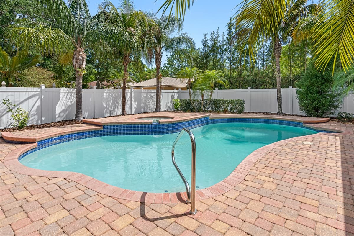 Our pool area is the perfect blend of style and functionality, that's sure to impress.