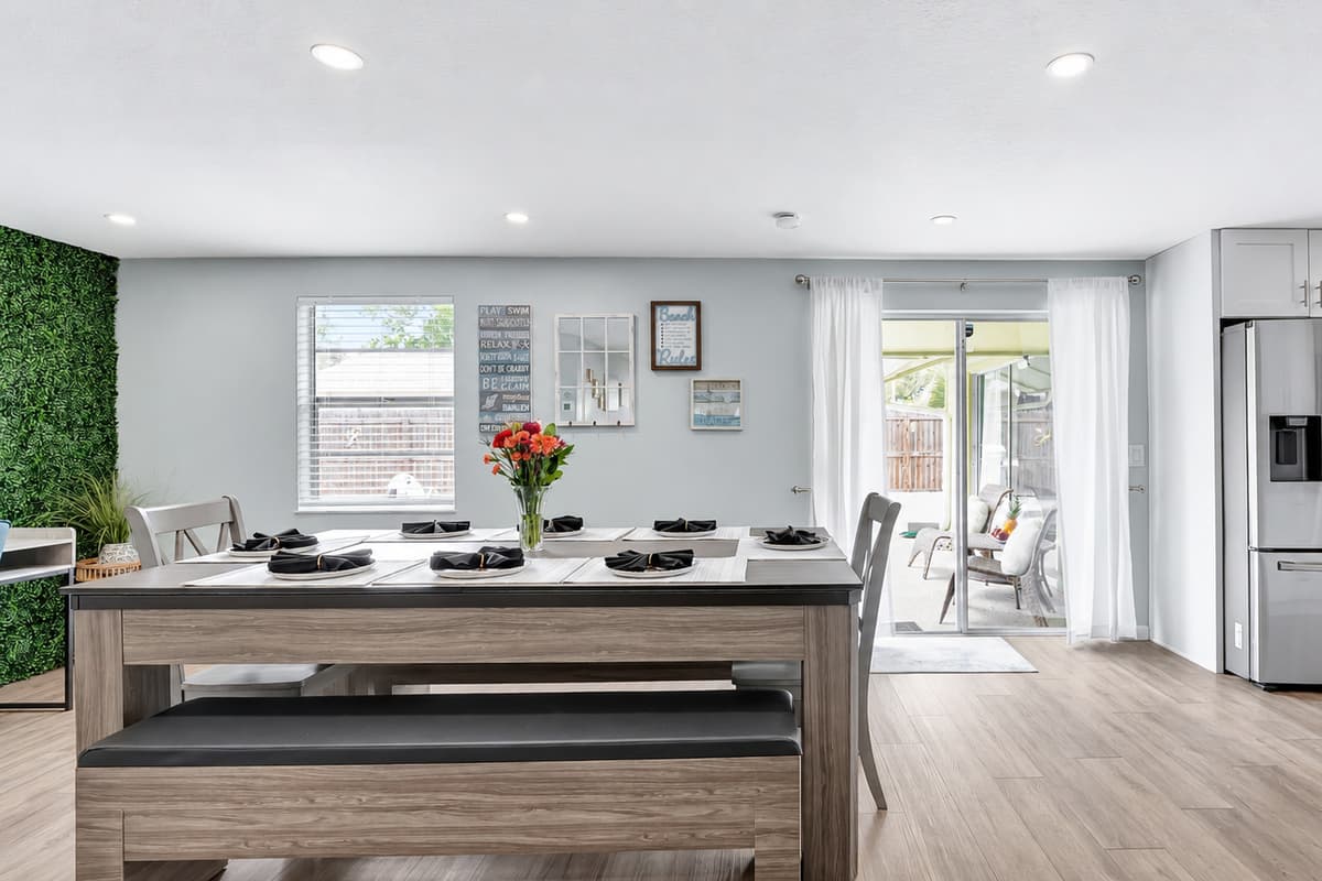 Whether you're enjoying a feast or a friendly game, this space offers endless possibilities for enjoyment and camaraderie.