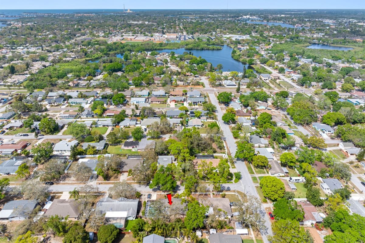 Aerial View of the Neighborhood