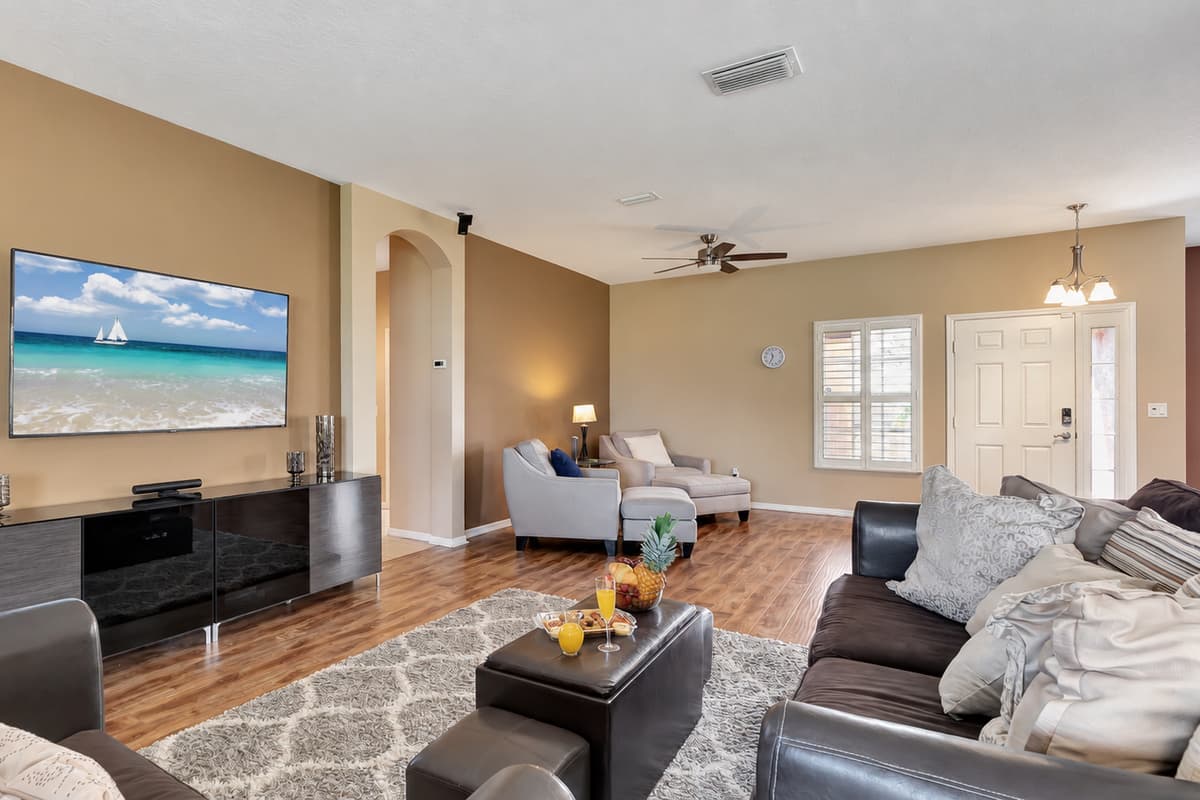 As your feet grace the gorgeous wooden floors, you'll find yourself at the intersection of luxury and coziness.