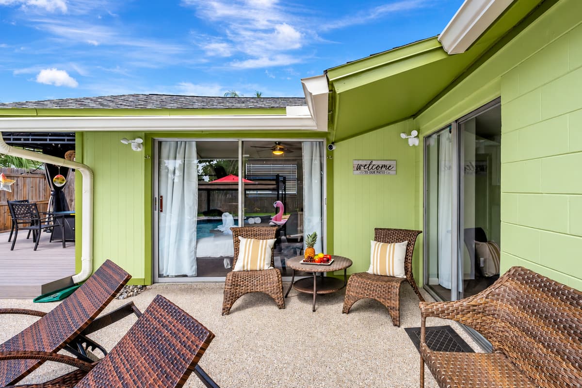 Our outdoor common area is more than just a place to sit; it's an experience.