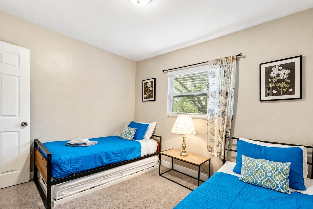 The room's ambiance is a delicate balance of sophistication and relaxation, where tasteful decor and soft hues create an atmosphere of timeless comfort.