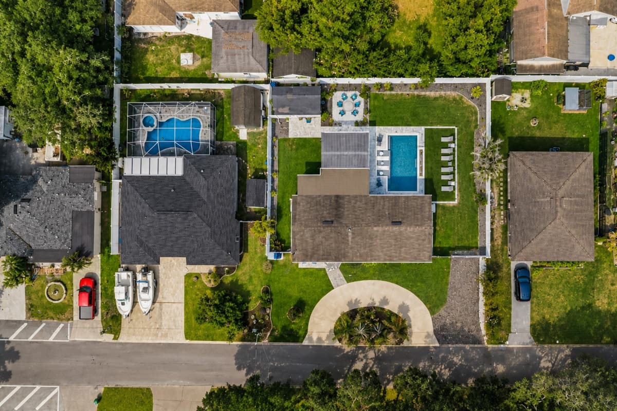 Aerial View of the Neighborhood