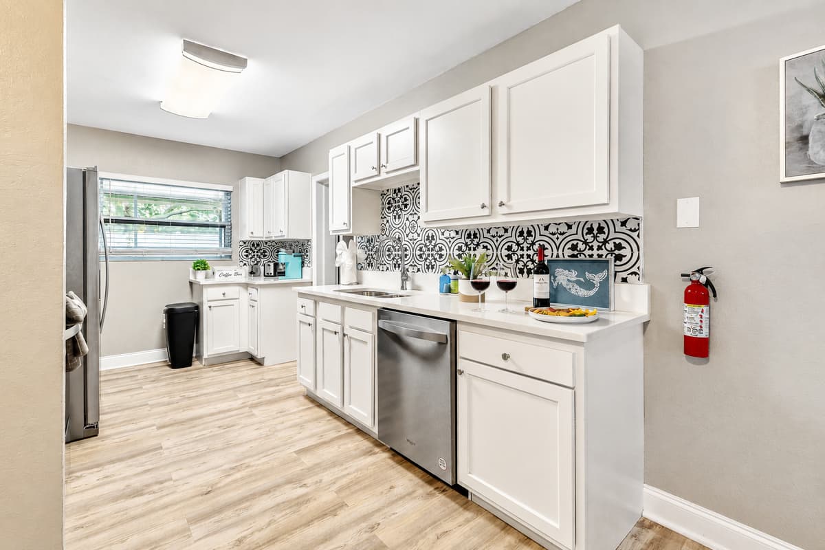 The kitchen is designed to inspire and elevate your cooking experience.