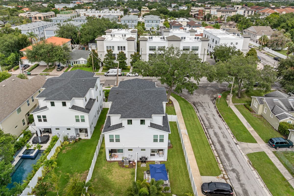 Aerial View of the Neighborhood