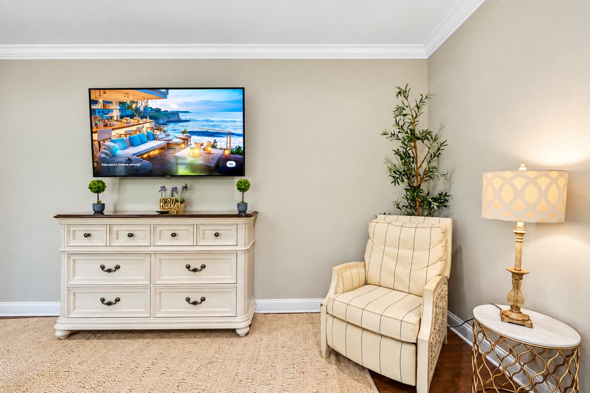 We invite you to make yourself at home and enjoy a peaceful stay in this delightful bedroom retreat.