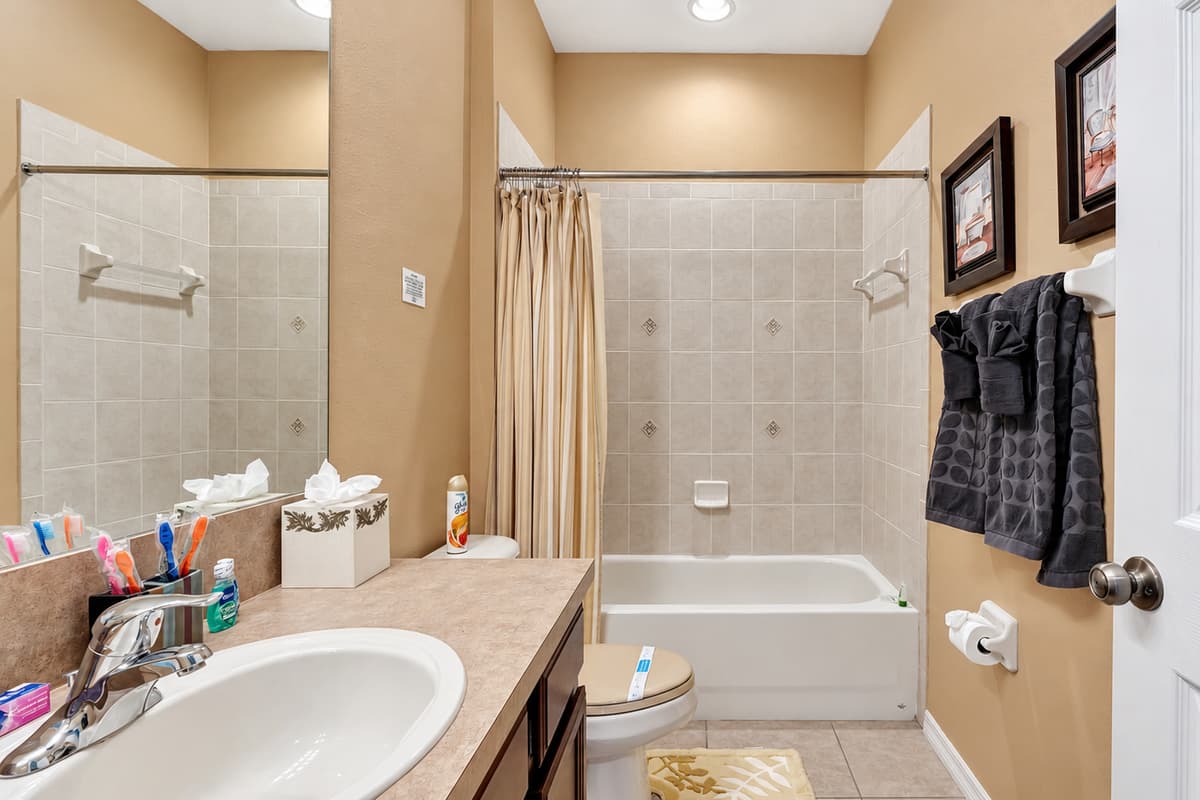 From the sleek fixtures to the harmonious color palette, this bathroom is a true masterpiece of design.