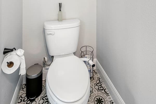 Perfect for guests or for those moments when nature calls.