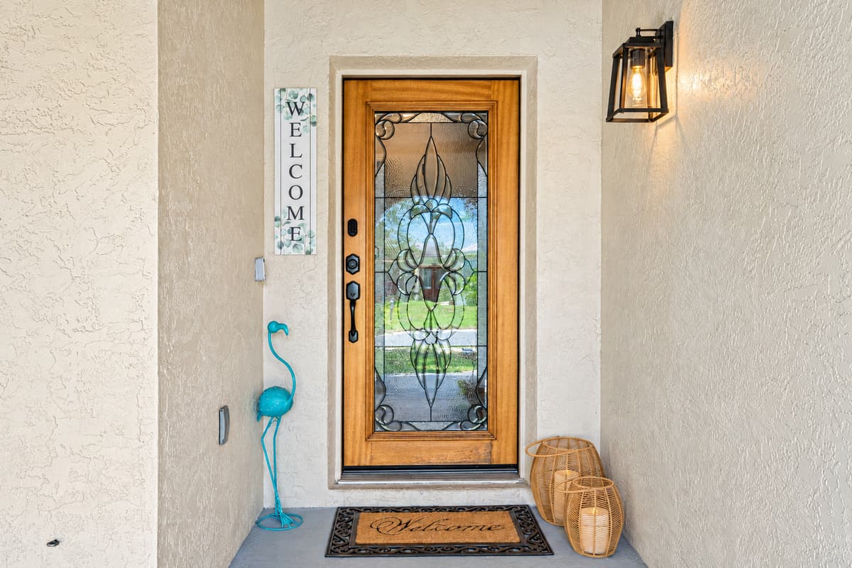 Entrance to the home.